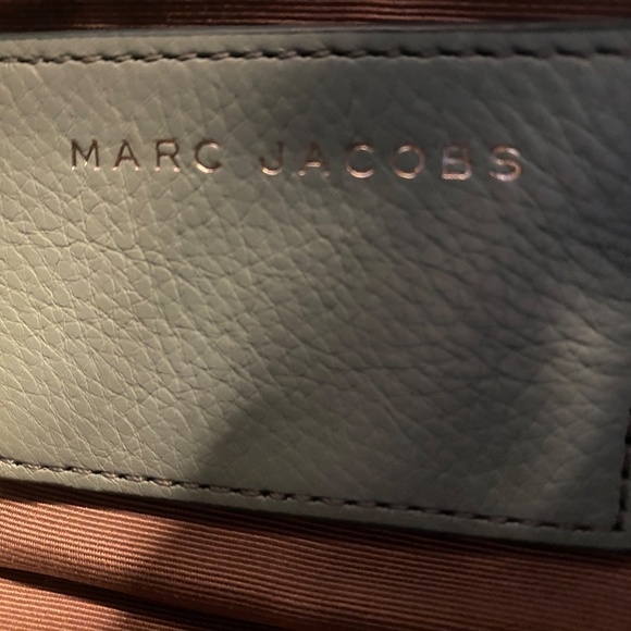 MARC JACOBS Tiffany Blue Recruit Bauleto Leather Satchel Bag - Picture 9 of 9